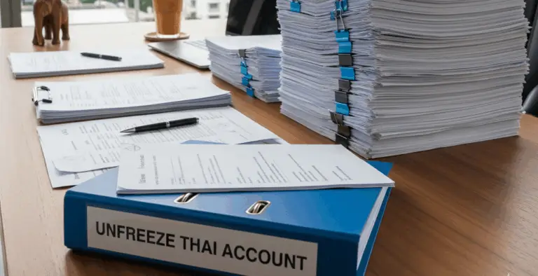 unfreeze bank account Thailand