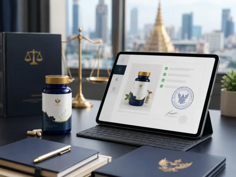 Thailand supplement advertising compliance and Thai FDA approval for foreign brands